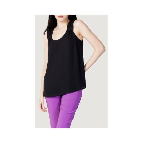 Hanny Deep | Tops | Hanny Deep Leevele Coop Neck Bloue Women Black Tops ...